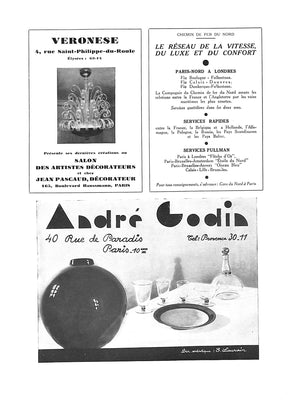 Art Et Decoration Revue Mensuelle D'Art Moderne Octobre 1933