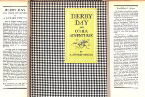 "Derby Day And Other Adventures" 1934 NEWTON, A. Edward