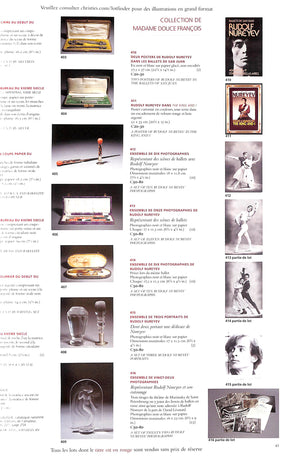 Interieurs Featuring Rudolf Nureyev Memorabilia- 19 Et 20 Decembre 2006 Christie's