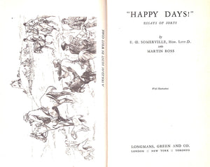 "Happy Days!" Essays Of Sorts 1946 SOMERVILLE, E. E. & ROSS, Martin