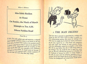 "Mister & Mistress" 1938 JAMES, Dayton and SHELDON, Edith