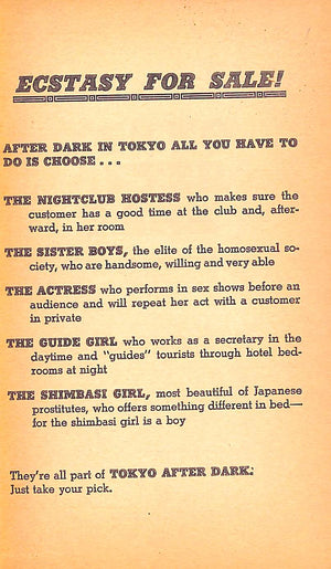"Tokyo After Dark" 1968 FITZPATRICK, William