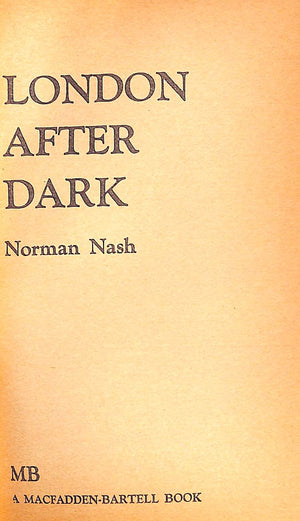 "London After Dark" 1968 NASH, Norman