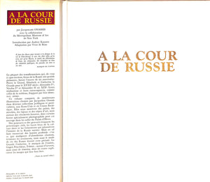 "A La Cour De Russie" 1977 ONASSIS, Jacqueline