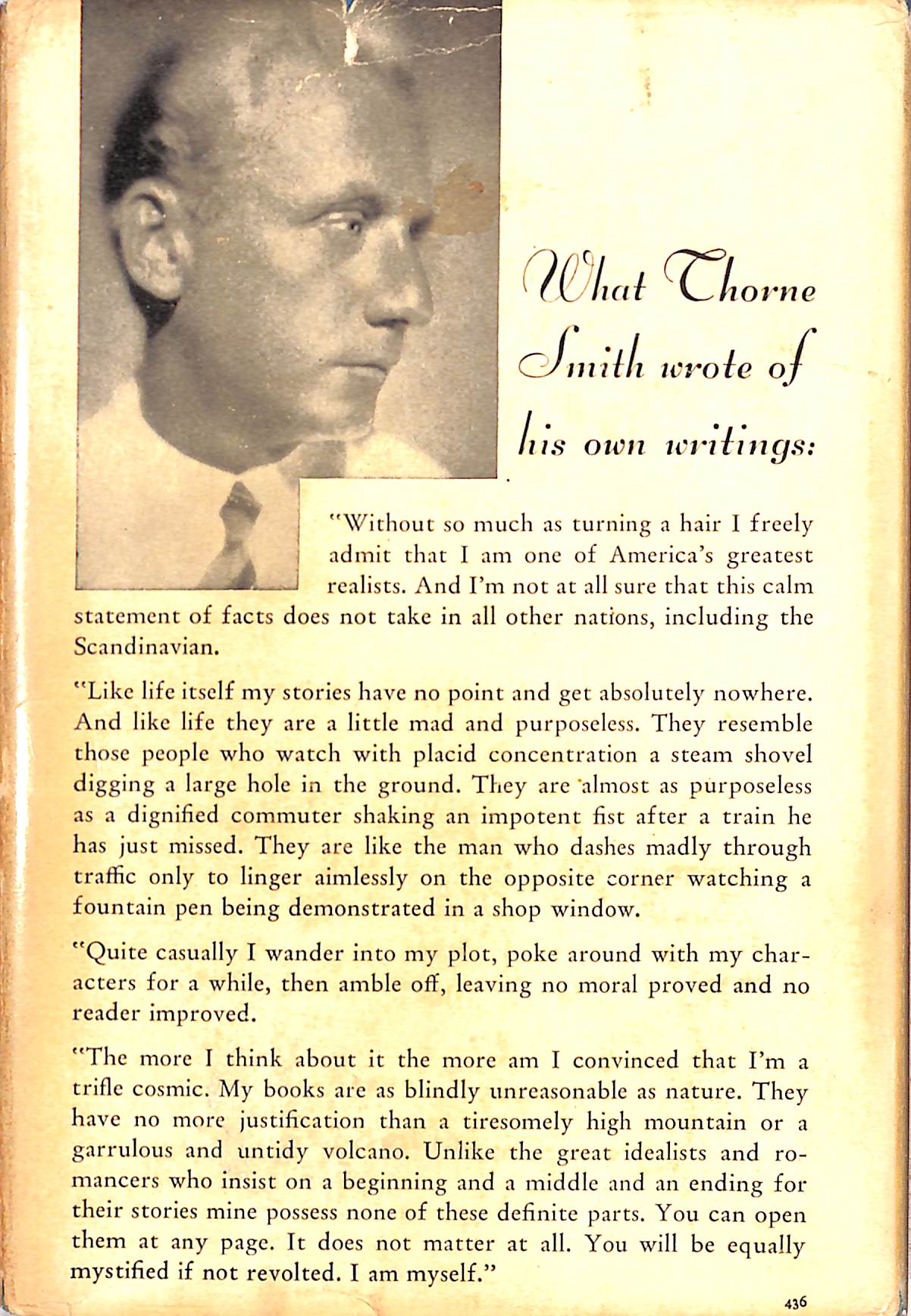 "The Bishop's Jaegers" 1932 SMITH, Thorne