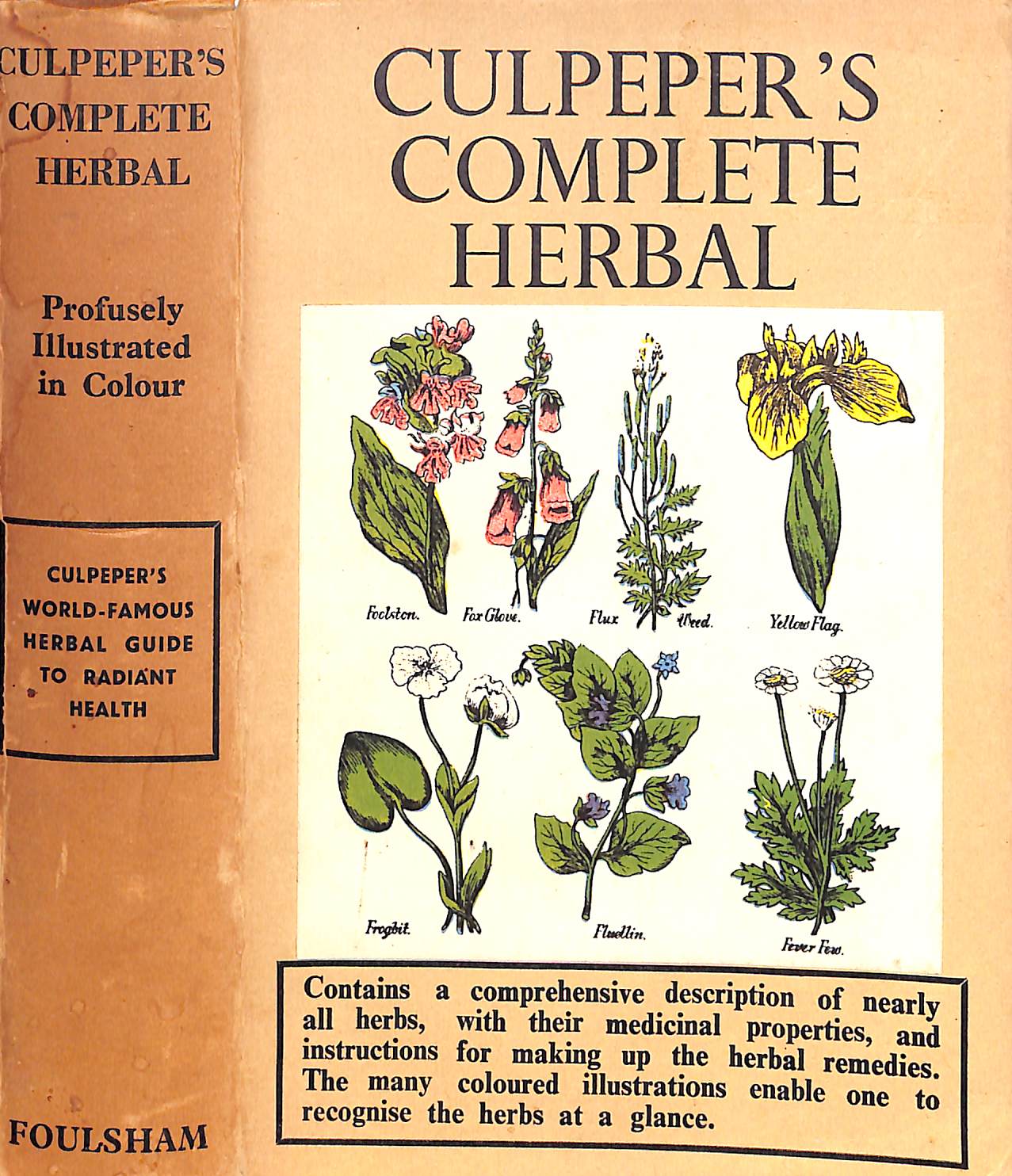 "Culpeper's Complete Herbal" 1975 CULPEPER, Nicholas