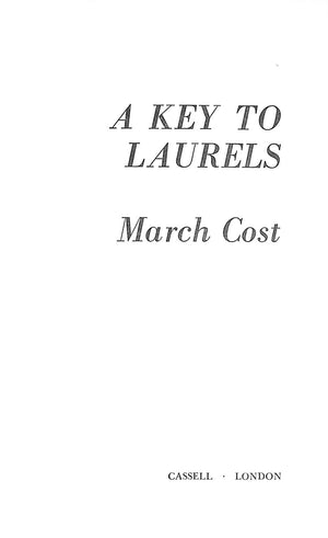 "A Key To Laurels" 1972 COST, March