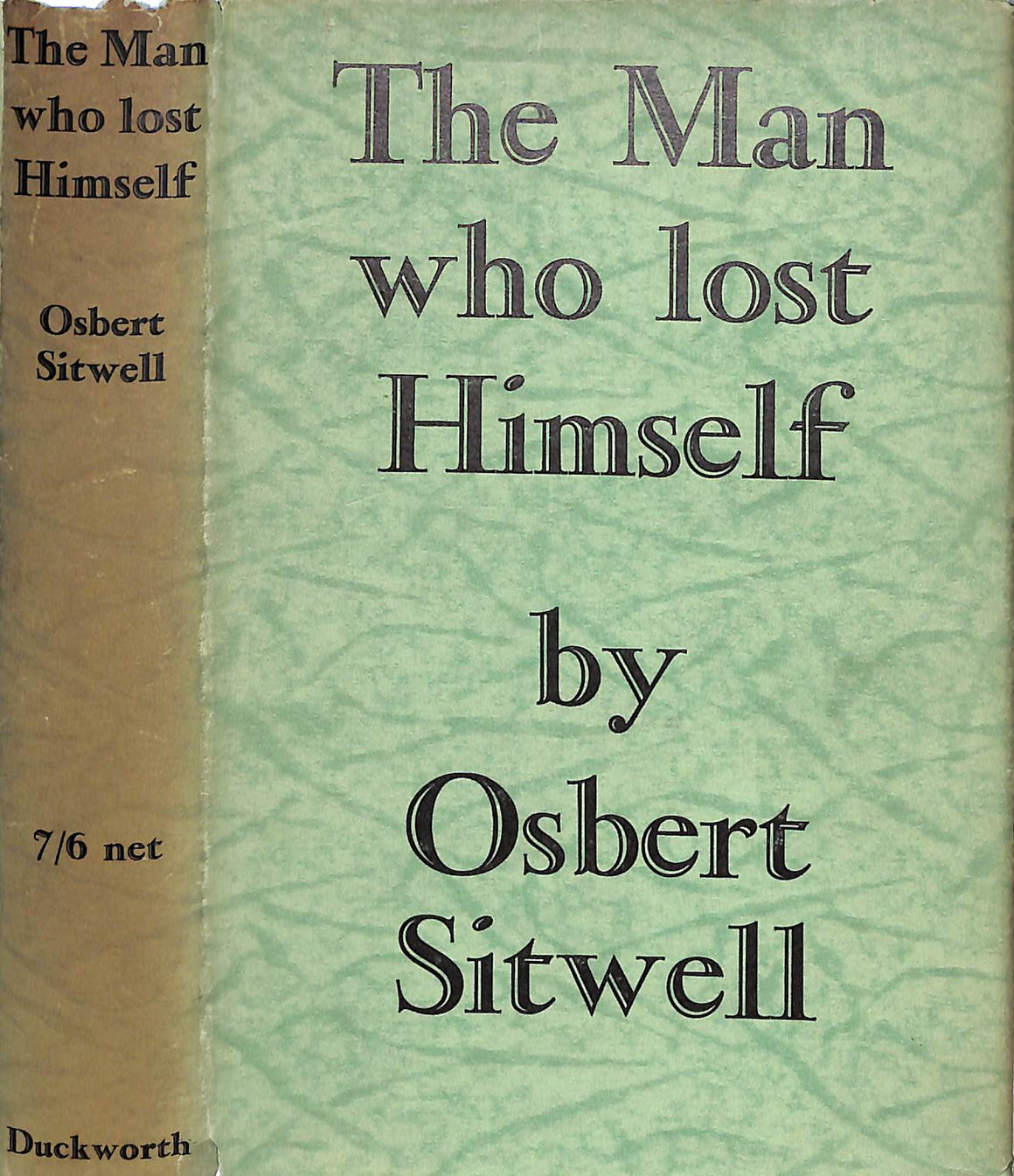 "The Man Who Lost Himself" 1929 SITWELL, Osbert