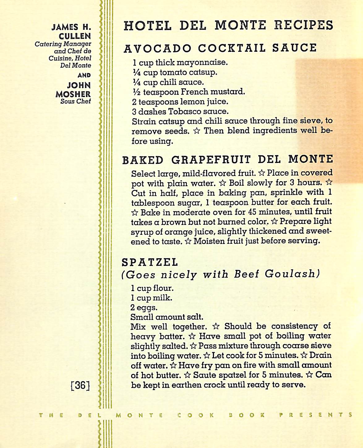 "Famous Recipes By Famous People" 1936 CERWIN, Herbert