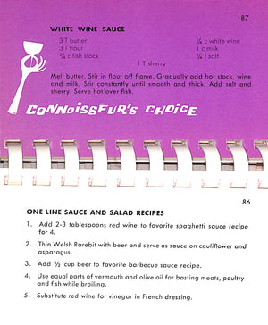 "Cooking With Spirit: Wine Cooking For The Distinctive Touch" 1961 ROSEN, Ruth Chier