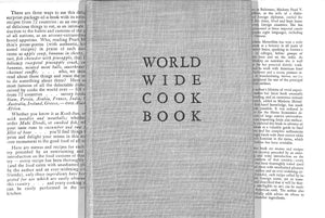 "The World Wide Cook Book: Menus And Recipes Of 75 Nations" 1944 METZELTHIN, Pearl V.
