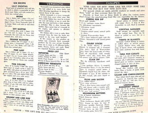 "Wine And Liquor Guide 1955-56" 1955 Golden Gate Liquor Store