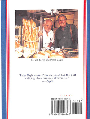 "Confessions Of A French Baker" 2005 MAYLE, Peter, AUZET, Gerard Auzet (INSCRIBED)
