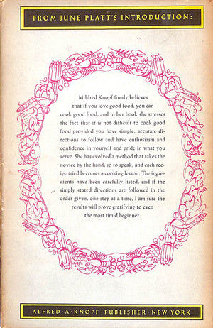 "The Perfect Hostess Cook Book" 1958 KNOPF, Mildred O.