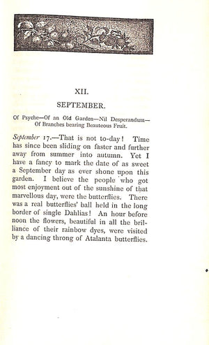 "Days And Hours In A Garden" 1884 E.V.B.