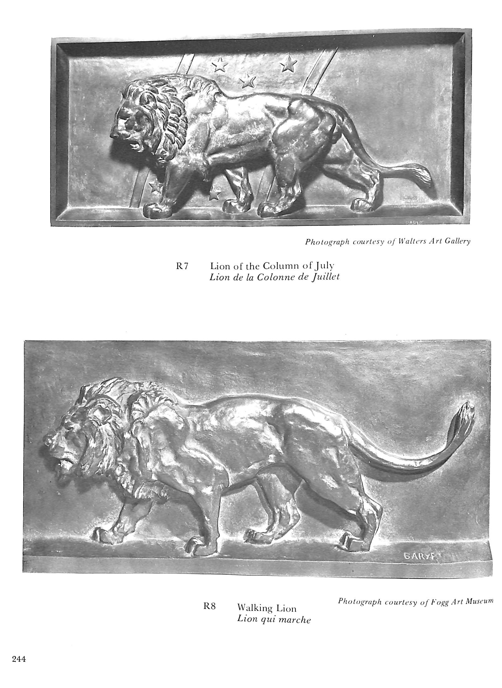 "The Barye Bronzes: A Catalogue Raisonne" 1981 PIVAR, Stuart