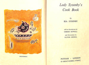 "Lady Sysonby's Cook Book" SYSONBY, Ria