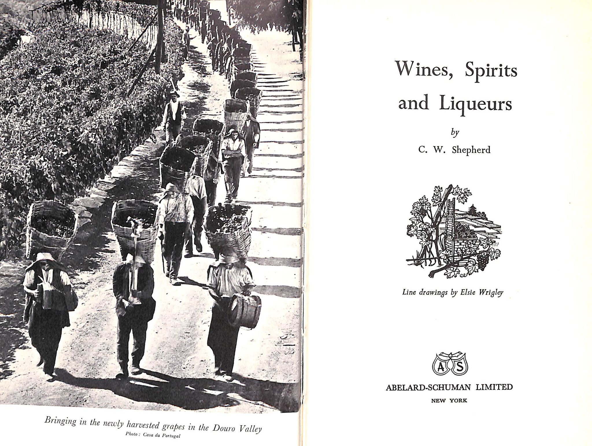 "Wines, Spirits And Liqueurs" 1959 SHEPHERD, C. W.