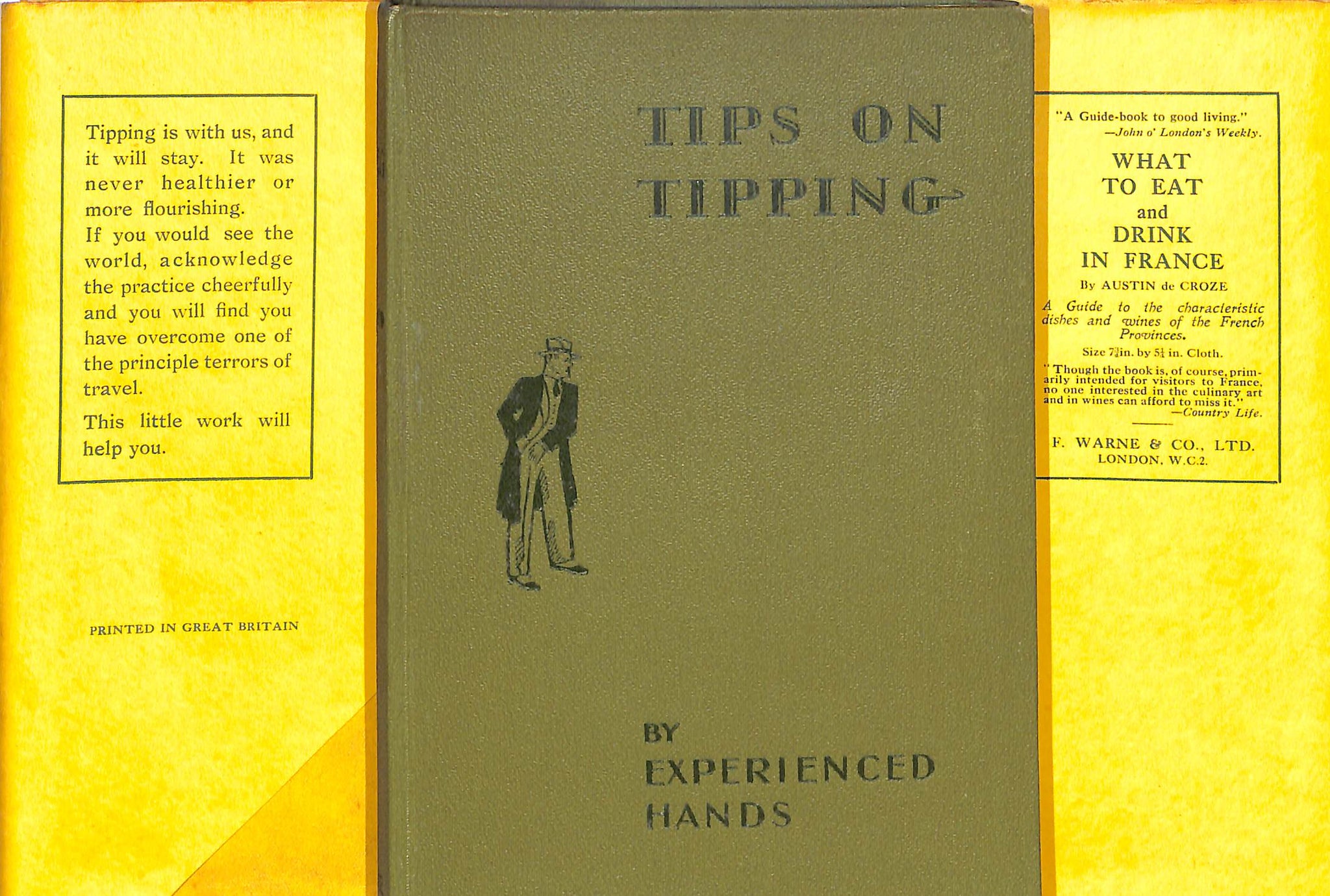 "Tips On Tipping By Experienced Hands" 1933 Experienced Hands