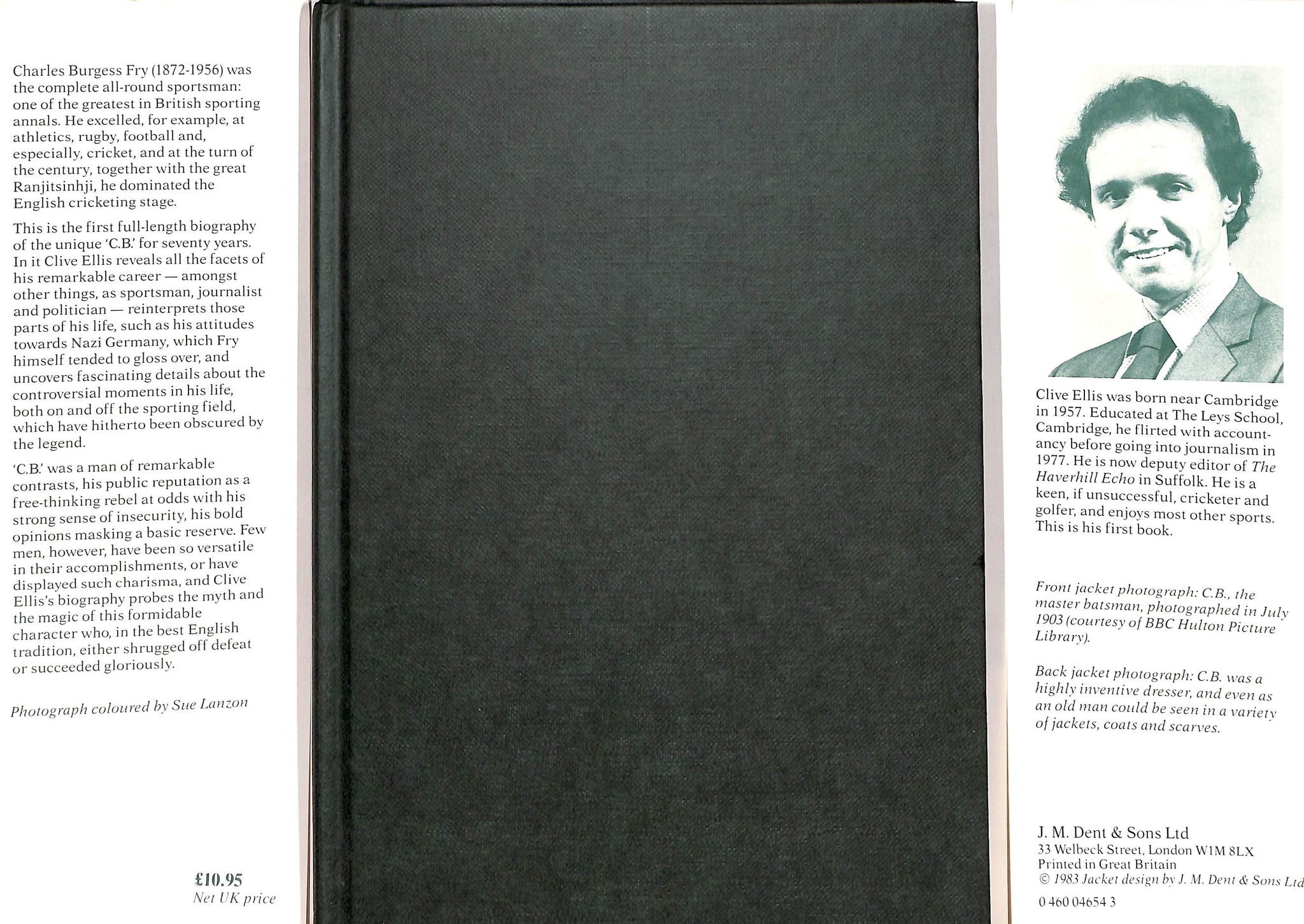 "C.B. The Life Of Charles Burgess Fry" 1984 ELLIS, Clive