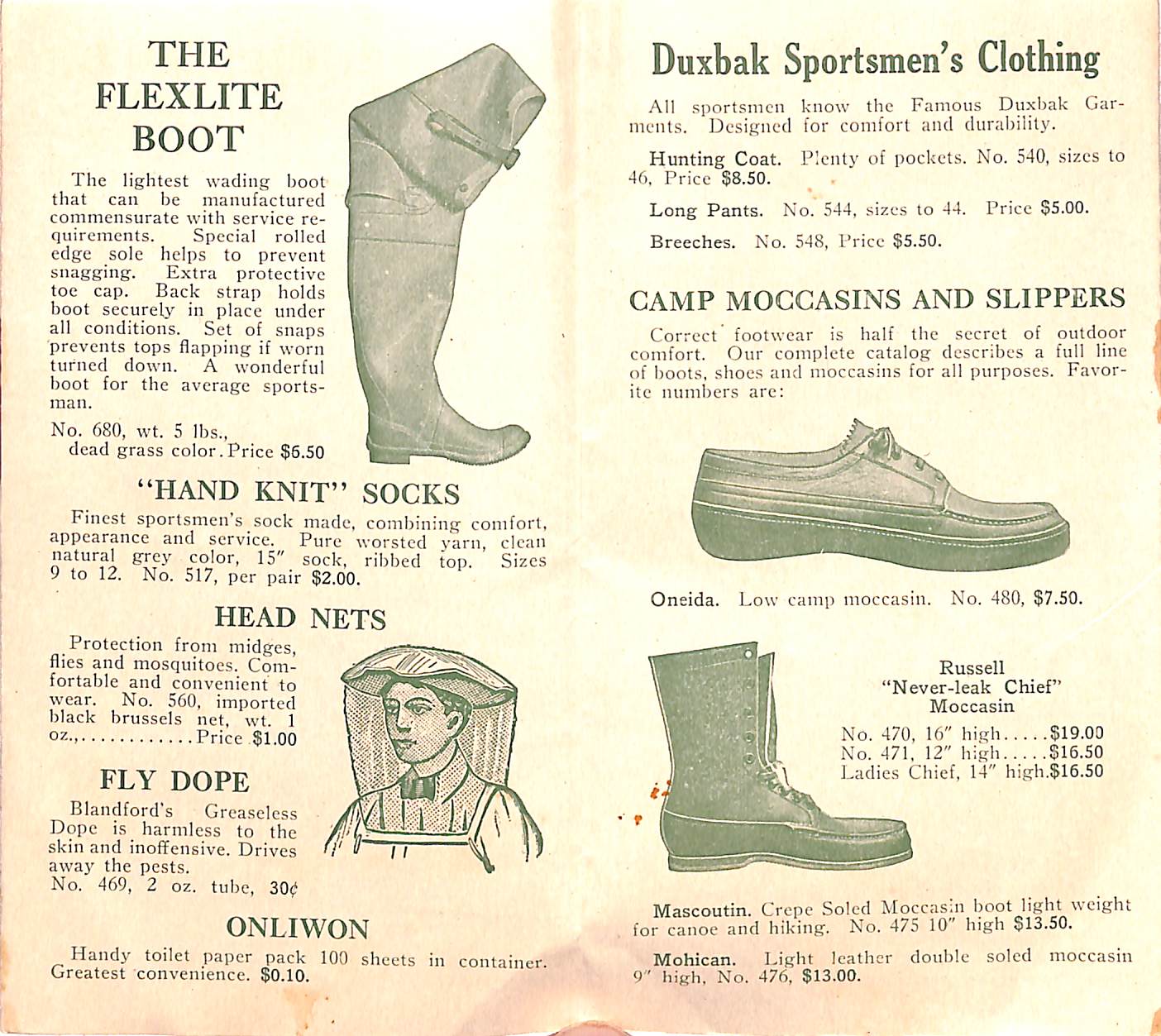 Abercrombie's Camp Outfits 1929 Summer Supplement