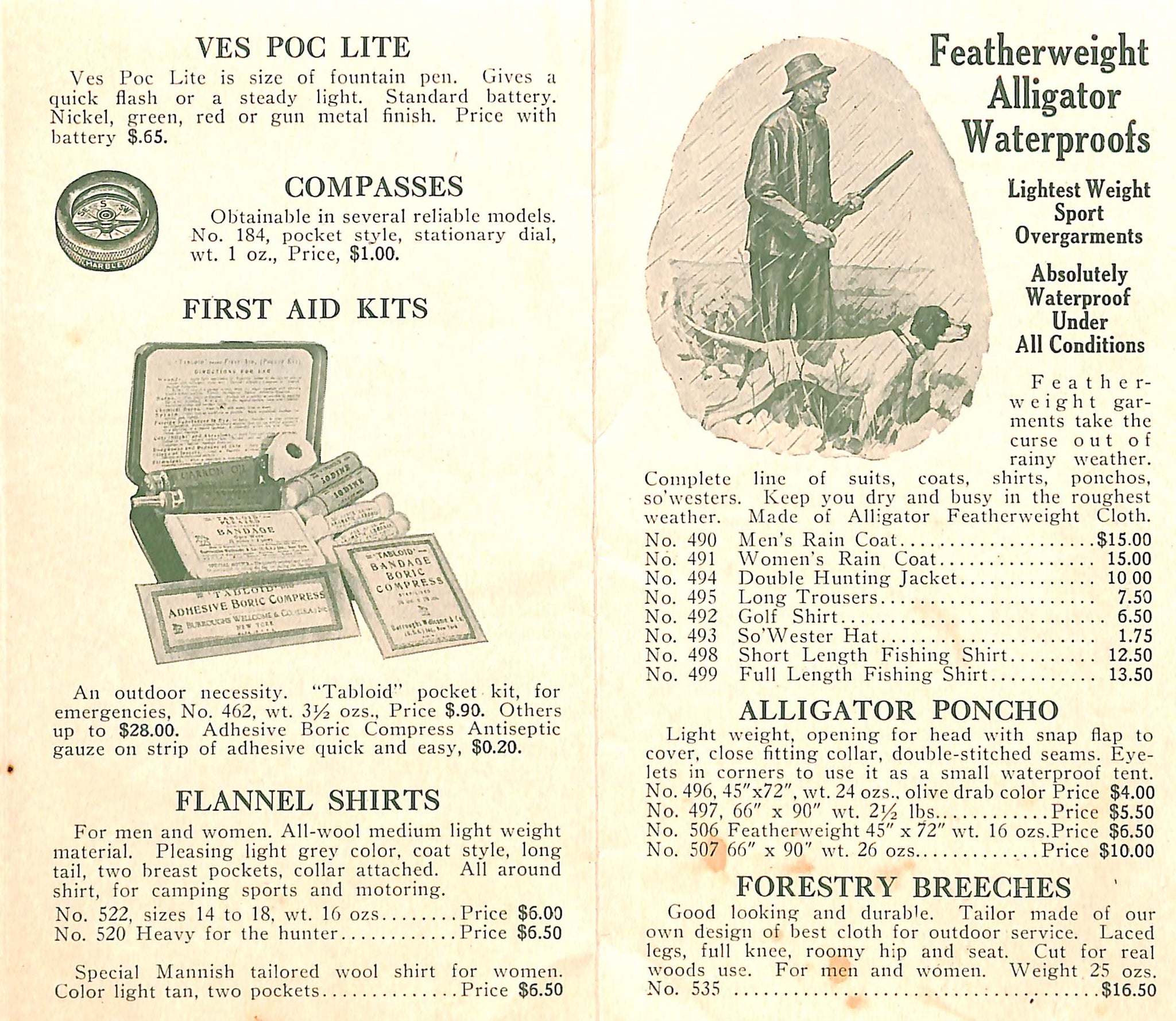 Abercrombie's Camp Outfits 1929 Summer Supplement