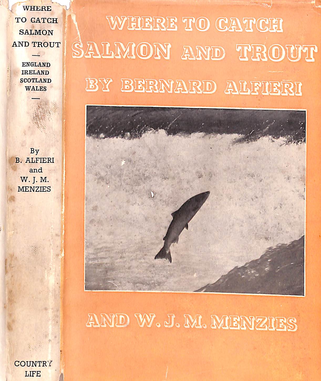 "Where To Catch Salmon And Trout" 1937 ALFIERI, Bernard & MENZIES, W.J.