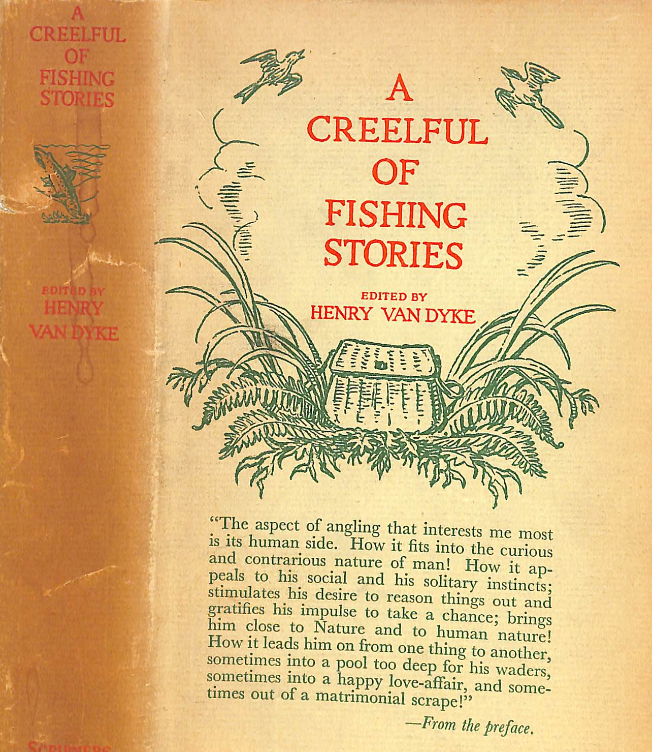 A Creelful Of Fishing Stories 1932 VAN DYKE, Henry [edited by] (SOLD