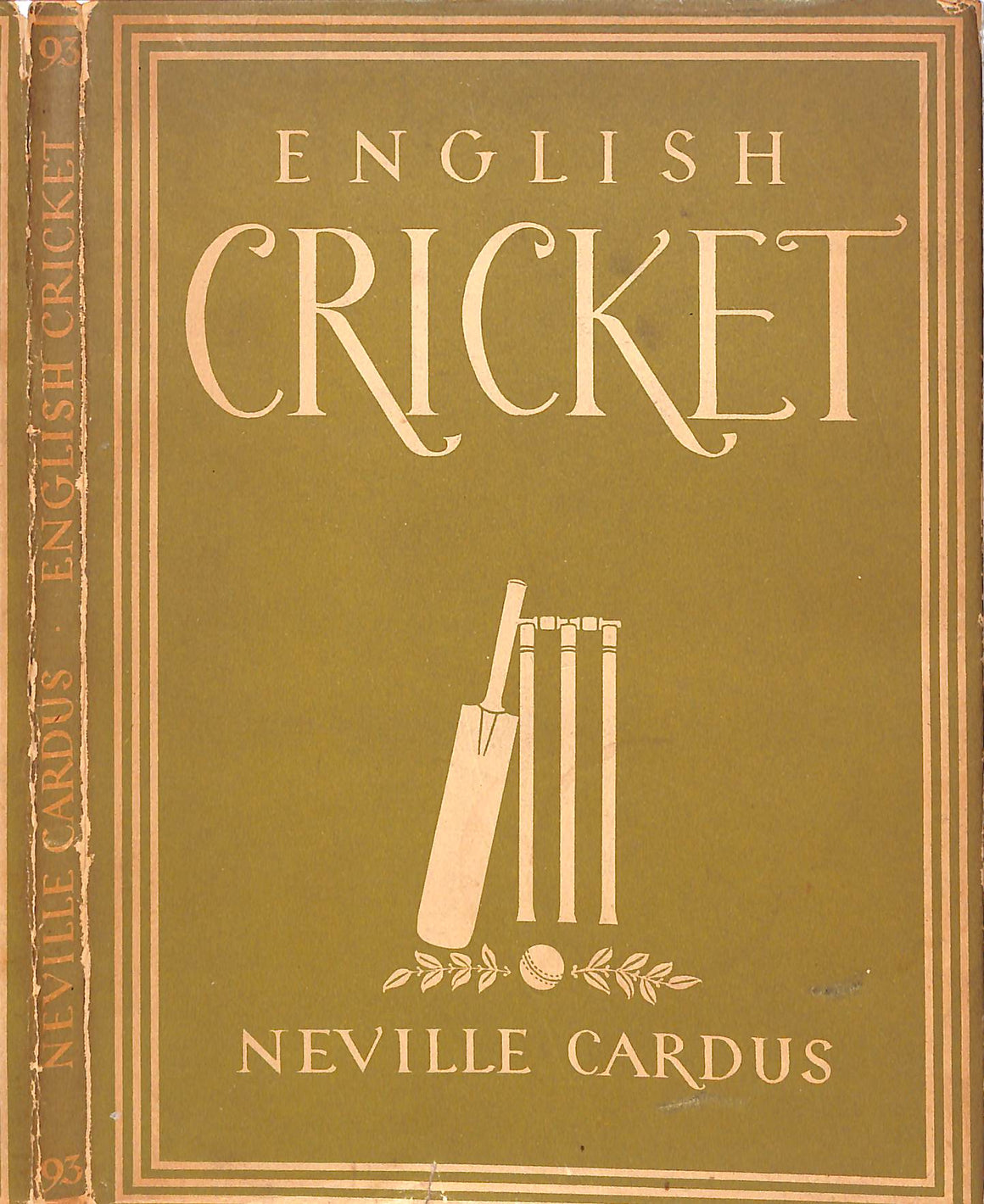 "English Cricket" 1945 CARDUS, Neville