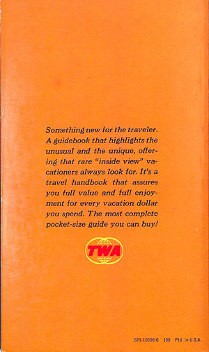 "TWA Getaway Guide San Franscisco" 1971 GODWIN, John and BRYANT, Beth