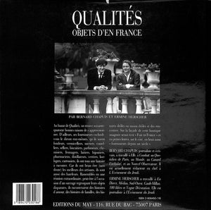 "Qualites: Objets D'En France" 1987 CHAPUIS, Bernard et HERSCHER, Ermine