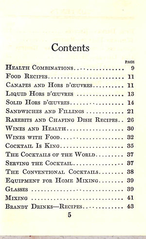 "Burke's Complete Cocktail And Tastybite Recipes" 1936 BURKE, Harman Burney