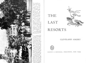 "The Last Resorts: A Portrait Of American Society At Play" 1952 AMORY, Cleveland