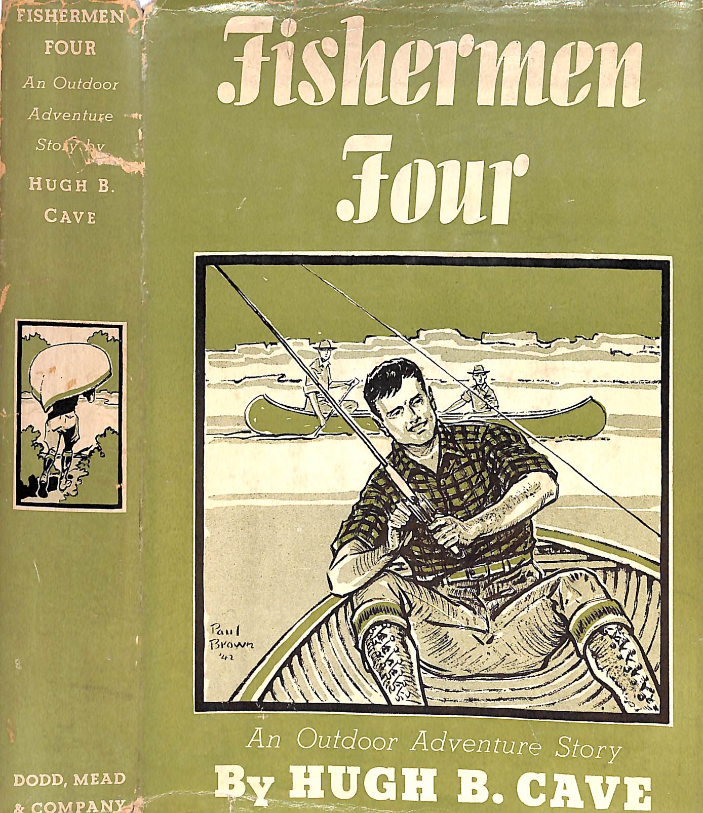 "Fishermen Four: An Outdoor Adventure Story" 1942 CAVE, Hugh B.