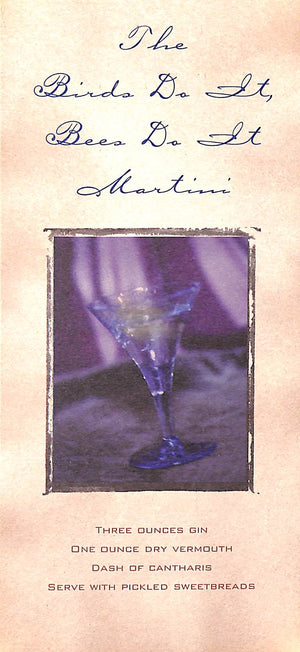 "Aerobleu Martini Diaries" 1997 NASH, Leslie Ann (SOLD)