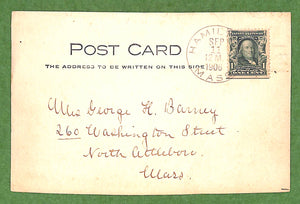 "Myopia Hunt, Club House Hamilton Mass c1906 Postcard"