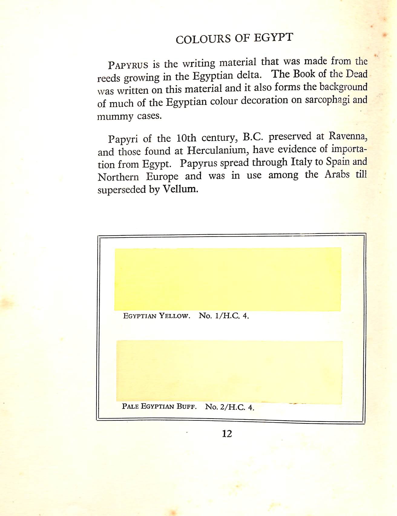 "A Tint Book Of Historical Colours Suitable For Decorative Work" 1950