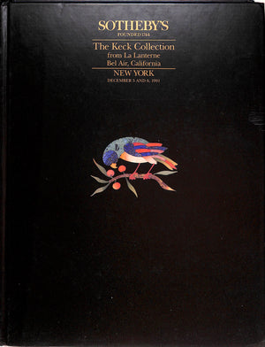 "The Keck Collection From La Lanterne Bel Air, California" Sotheby's 1991