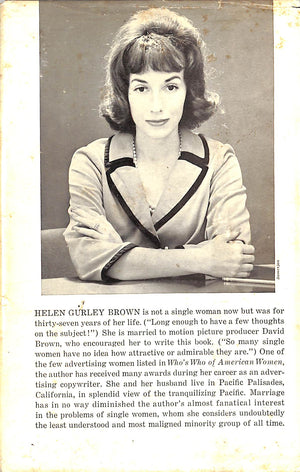 "Sex And The Single Girl" 1962 BROWN, Helen Gurley (INSCRIBED) (SOLD)