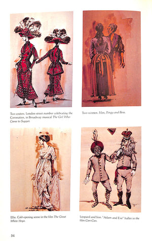 "Broadway & Hollywood: Costumes Designed By Irene Sharaff" 1976 SHARAFF, Irene