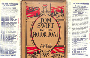 "Tom Swift And The Motor-Boat" 1910 APPLETON, Victor