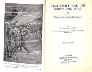 "Tom Swift And His Submarine Boat" 1910 APPLETON, Victor