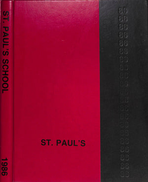 "St Paul's School Concord, NH 1986 Yearbook"