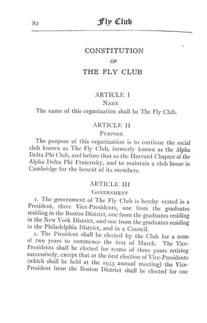 "Catalogue Of The Fly Club Of Harvard University 1836-1941" (SOLD)