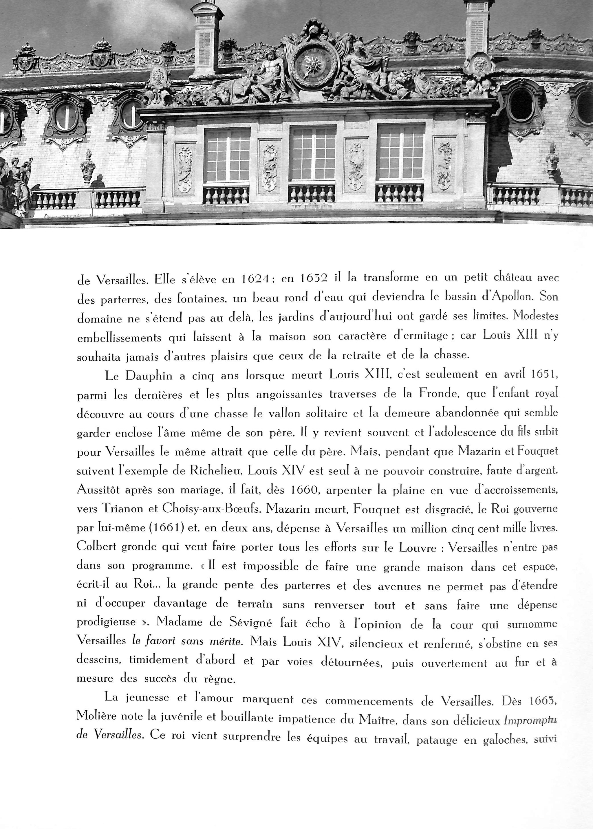 "Versailles: PATRIMOINE NATIONAL / TEMOIN D'ART ET DE GRANDEUR / HAUT LIEU DE FRANCE / MIROIR DU GRAND SIECLE" 1953