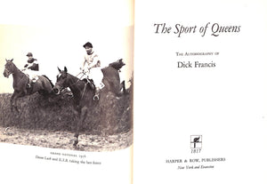 "The Sport Of Queens: The Autobiography Of Dick Francis" 1969