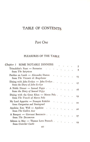 "The Epicure's Companion" 1962 SERANNE, Ann and TEBBEL, John