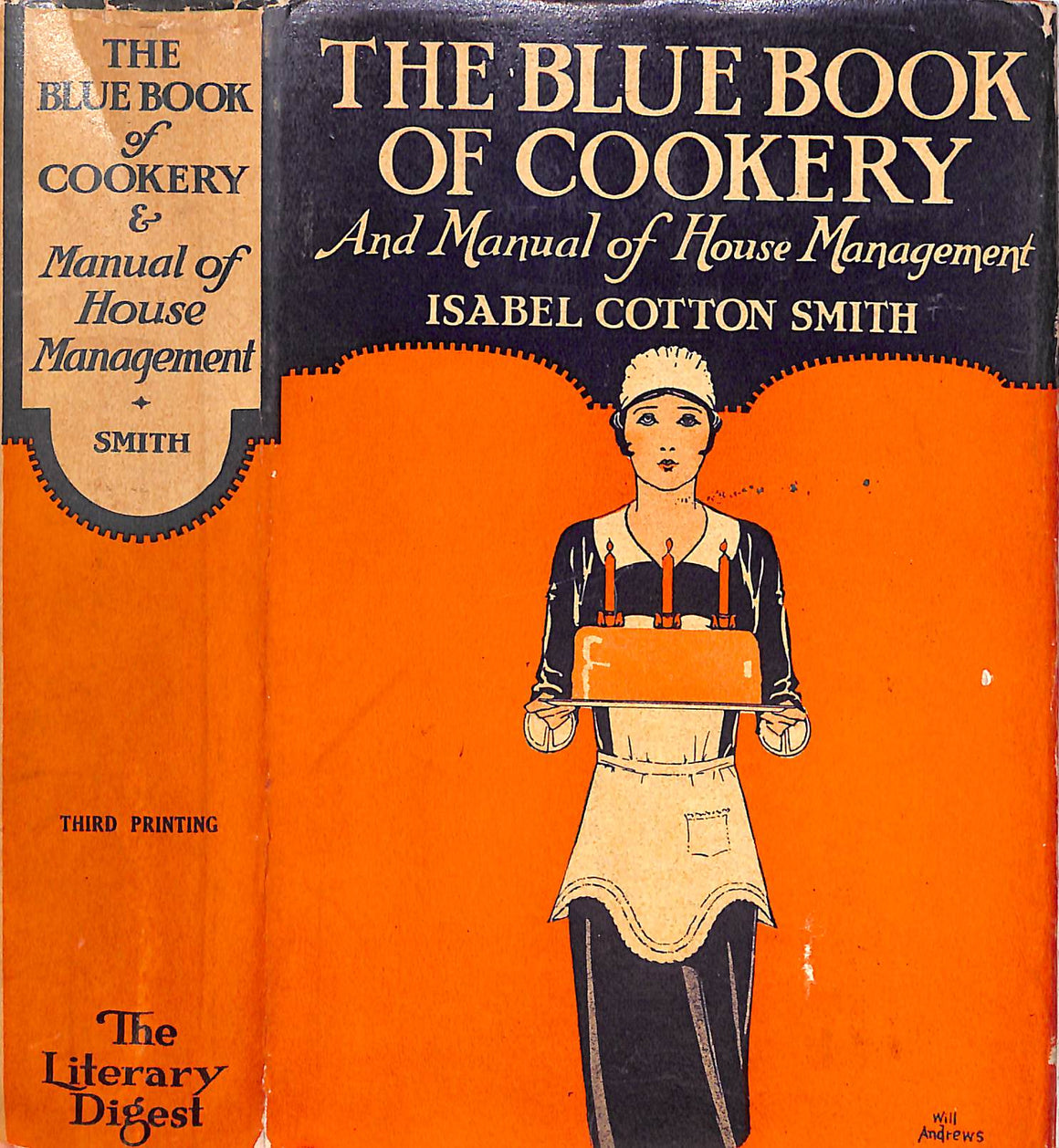 "The Blue Book Of Cookery: A Manual Of House Management" 1929 SMITH, Isabel Cotton