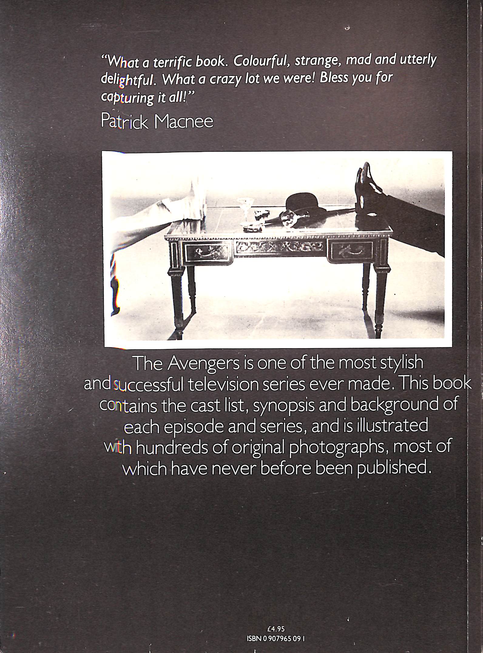 "The Avengers All 161 Original Episodes- Story Cast Pictures" 1983 ROGERS, Dave