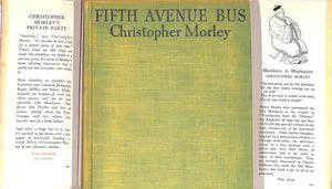 "Fifth Avenue Bus: A Whole Library" 1933 MORLEY, Christopher